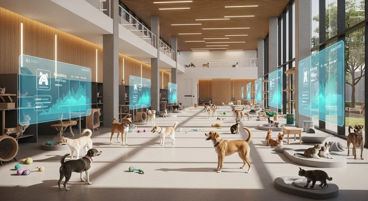 Modern shelter using AI-powered management tools