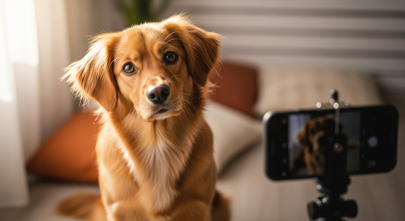 Natural light makes all the difference in pet photography